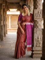 Jute Tussar Silk saree