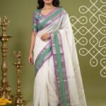 Maheswari Cotton Silk with Rettapet Border Saree